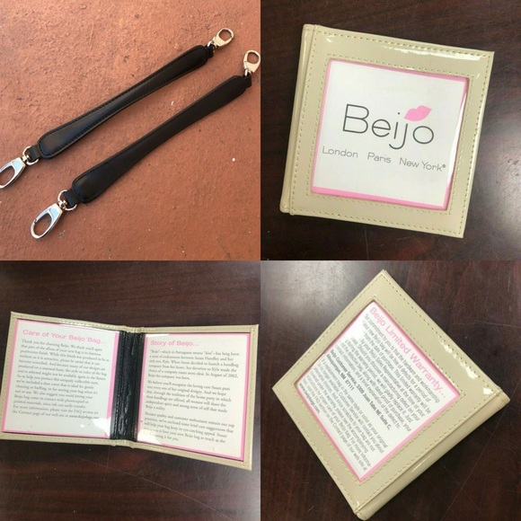 Beijo Glossy Square Tote Shoulder Bag - Picture 7 of 7